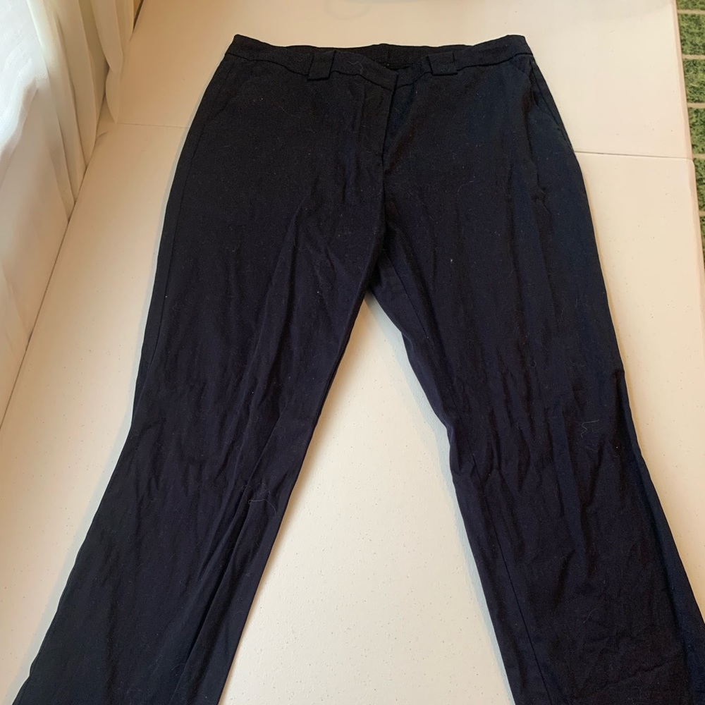 Navy blue Anne Klein slacks. Size 10. Never worn
